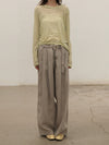 BASERANGE 25 Autumn/Winter FRAME Pants BAS-PAFR-HE-AU25-CONCRETE